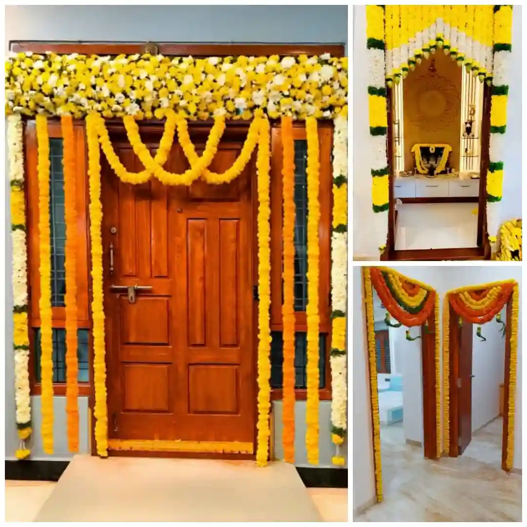 Premium 2 BHK Girah Parvesh Real Flower Decoration